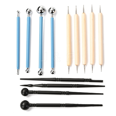 Wooden Sculpture Clay Tool DIY-P024-B02-1