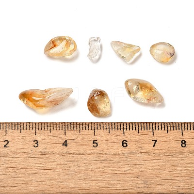 Heated Natural Citrine Chip Beads X-G-Q193-05A-1