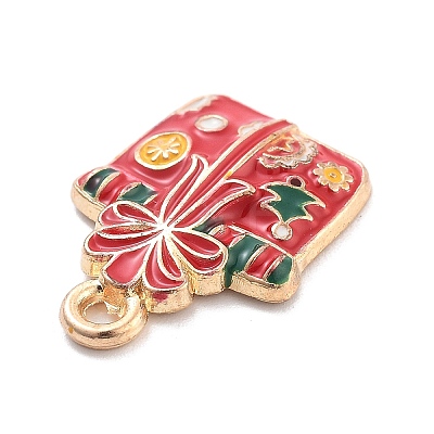 Christmas Theme Alloy Enamel Pendants X1-ENAM-D060-04A-1