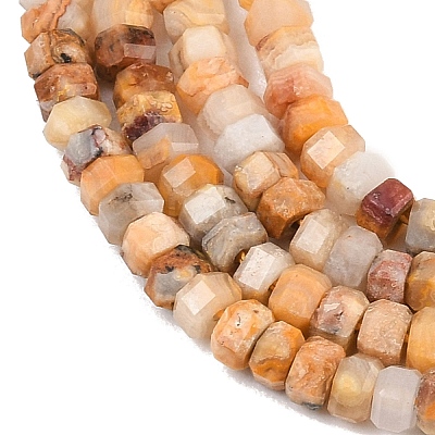 Natural Crazy Agate Beads Strands G-G345-C04-2x4mm-1