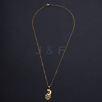201 Stainless Steel Pendants Necklaces LS-NJEW-S105-JN703-45-2-1