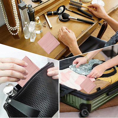 Square PU Leather Jewelry Flip Pouches PAAG-CL0001-02A-1