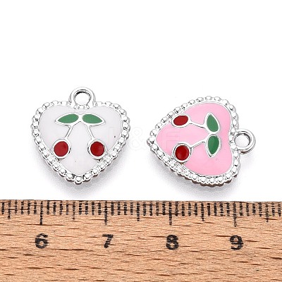 Alloy Enamel Pendants PALLOY-T092-33P-1