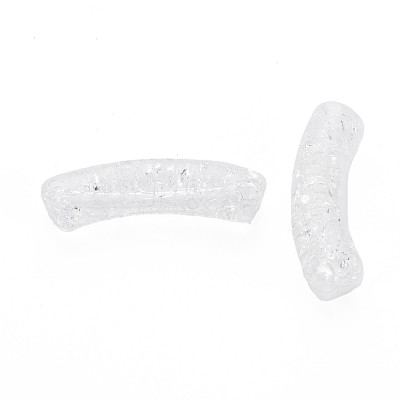 Transparent Crackle Acrylic Beads CACR-S009-001A-NA-1