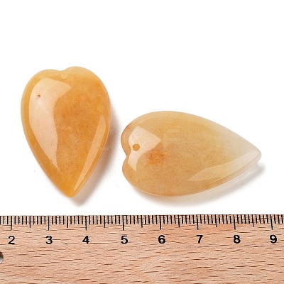 Natural Yellow Aventurine Pendants G-D087-02J-1