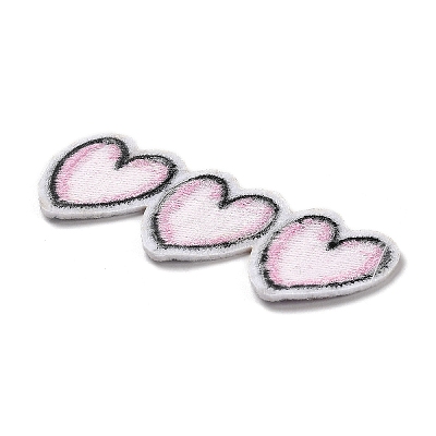 Triple Heart Appliques X-DIY-D080-06-1