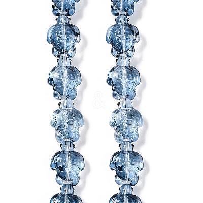 Transparent Glass Enamel Beads Strands GLAA-B021-06I-1