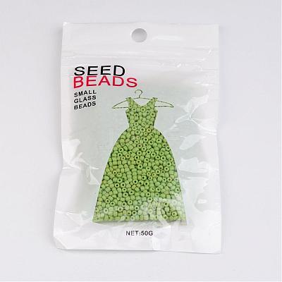 12/0 Opaque Colours Round Glass Seed Beads X-SEED-A010-2mm-44-1