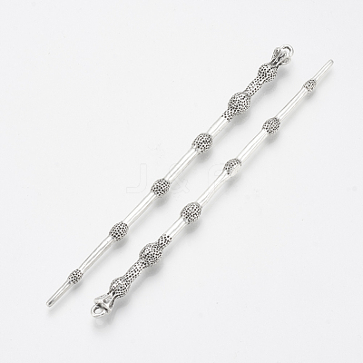 Tibetan Style Alloy Hair Stick Findings TIBE-Q083-001AS-NR-1