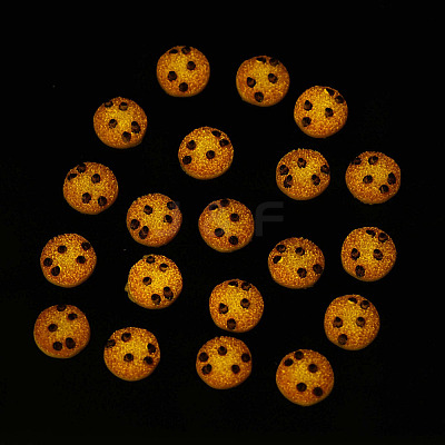 Cookie Luminous Resin Cabochons CRES-T026-02A-1