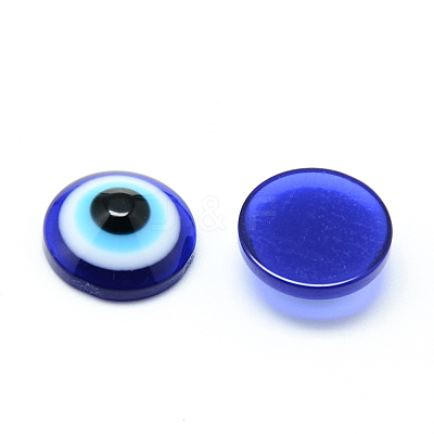 Resin Evil Eye Cabochons X-CRES-S612-12mm-1