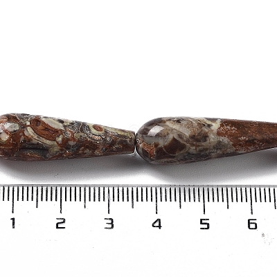 Natural Wealth Stone Jasper Beads Strands G-P528-H13-01-1
