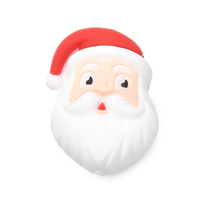 Christmas Theme Silicone Focal Beads SIL-L007-01C-1