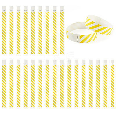 Paper Disposable Wristbands BJEW-TAC0075-002C-1