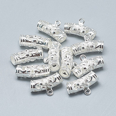925 Sterling Silver Tube Bails STER-T002-54S-1