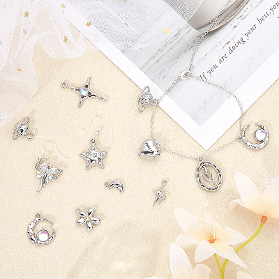 20Pcs 10 Style Alloy Pendants FIND-CA0006-46-1
