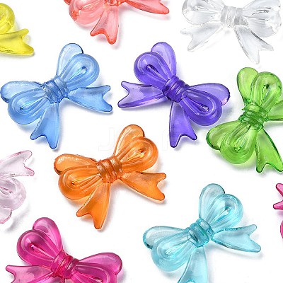 Transparent Acrylic Beads TACR-YW0001-64-1