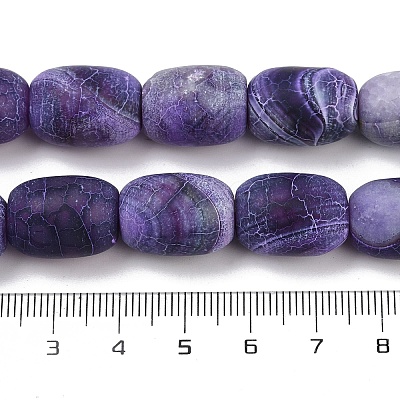Natural Weathered Agate Beads Strands G-NH0047-B04-02-1