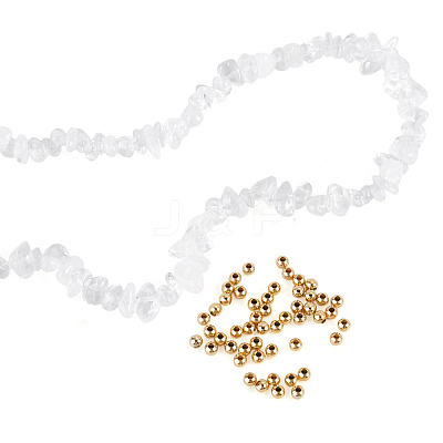 1 Strand Natural Quartz Crystal Chip Beads Strands G-TAD0001-08-1