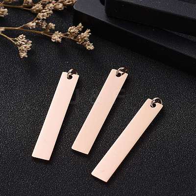 Ion Plating(IP) 304 Stainless Steel Pendants LS-STAS-I311-14A-RG-1
