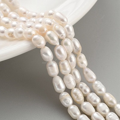 Natural Cultured Freshwater Pearl Beads Strands PEAR-P062-06A-1