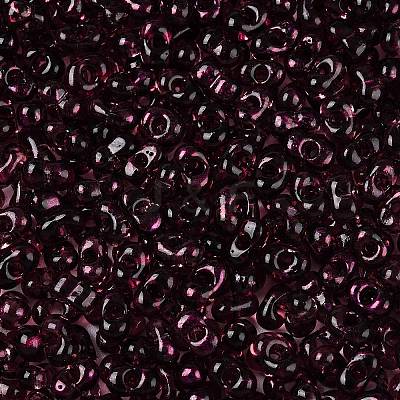 Picasso Spray Painted Glass Seed Beads SEED-T006-04-22-1