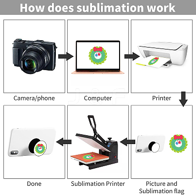 Aluminum Heat Press Thermal Transfer Crafts AJEW-PH0002--49-1