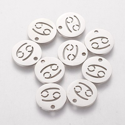 Non-Tarnish 304 Stainless Steel Charms STAS-Q201-T095-4-1
