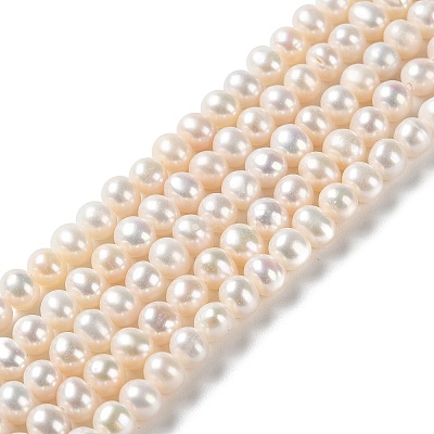 Natural Cultured Freshwater Pearl Beads Strands PEAR-E018-99-1