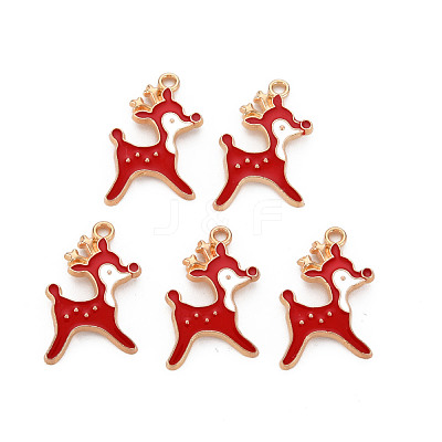 Alloy Enamel Pendants ENAM-N054-012E-1