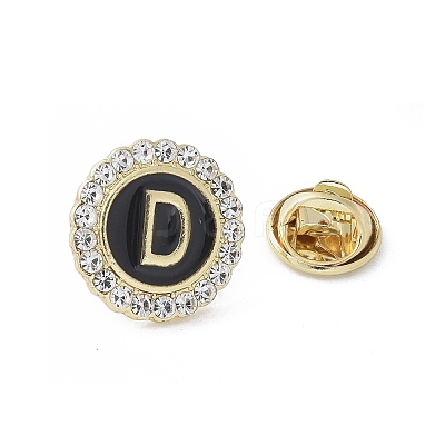 Letter Enamel Pins JEWB-S042-03D-G-1