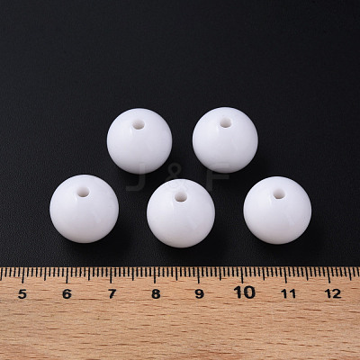 Opaque Acrylic Beads MACR-S370-C16mm-01-1
