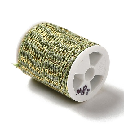4-Ply Polycotton Cord with Metallic Thread LS-OCOR-Z003-D101-1