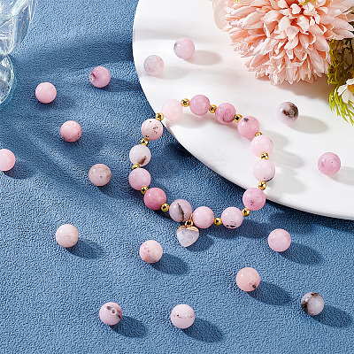 2 Strands Natural Cherry Blossom Agate Beads Strands G-OC0005-18-1