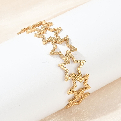 304 Stainless Steel Cuff Bangles for Women BJEW-U045-03G-1