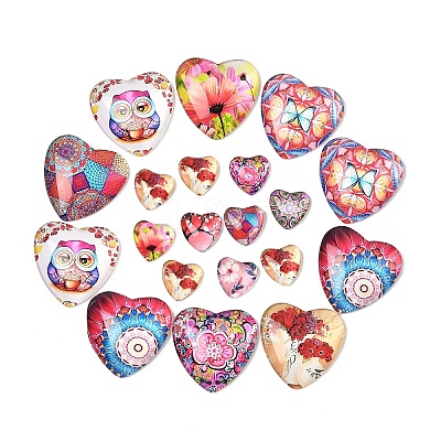 Glass Cabochons GGLA-YWC0001-01A-1