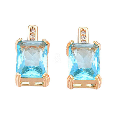 Brass Micro Pave Cubic Zirconia Charms KK-N216-345B-1