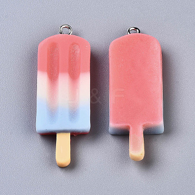 Rainbow Resin Pendants LS-X-CRES-S359-30C-1