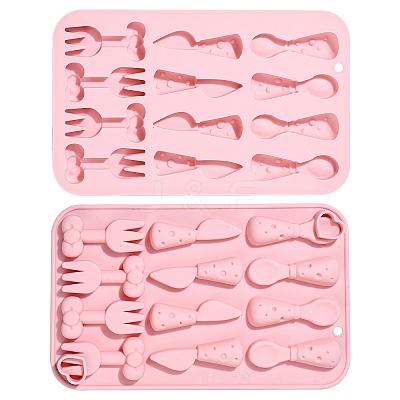 12 Knife and Fork Shaped Silicone Mold ST-CJ0007-24-1