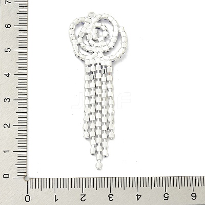 Brass Rhinestone Pendants KK-I715-16S-02-1
