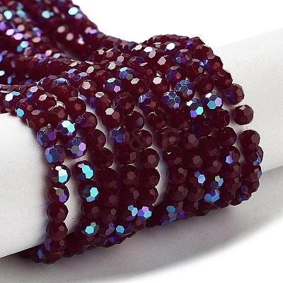 Opaque Glass Beads Strands EGLA-A035-P3mm-L02-1