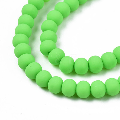 Handmade Polymer Clay Beads Strands CLAY-N008-053-07-1