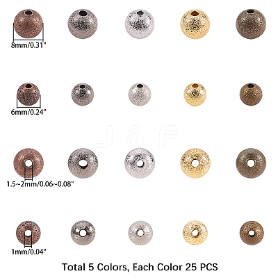 Brass Textured Beads KK-PH0035-88-NF-1