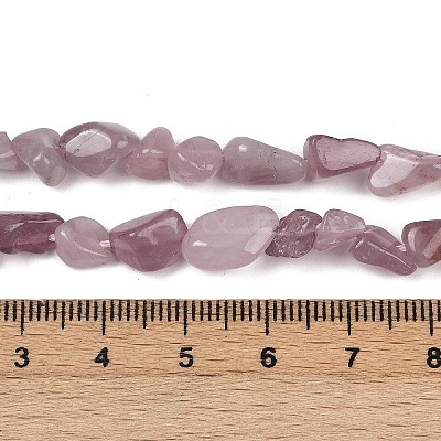 Natural Madagascar Rose Quartz Beads Strands G-Q060-D11-1