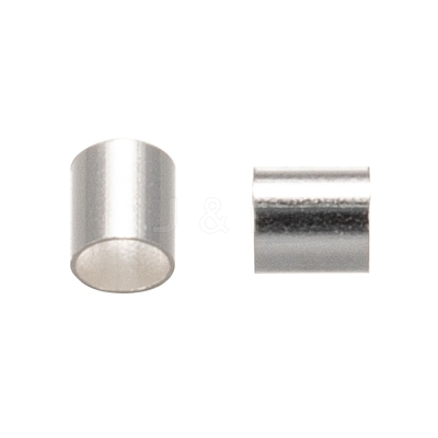 Brass Crimp Beads X-KK-R077-2mm-S-1