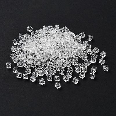 Transparent Acrylic Beads X-PL690-1-1