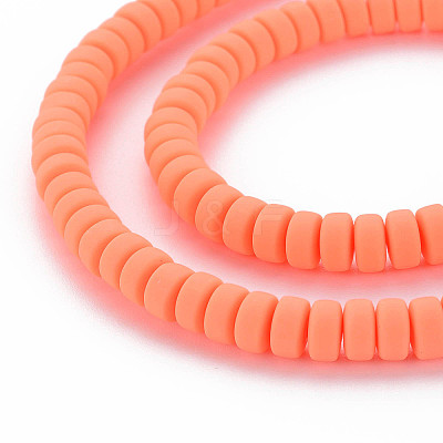 Handmade Polymer Clay Beads Strands LS-CLAY-N008-39-1