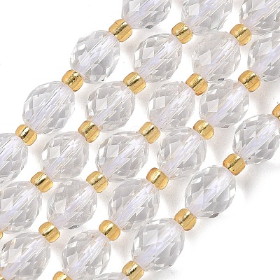 Natural Quartz Crystal Beads Strands G-F809-A01-01A-1