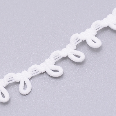 Chinlon Elastic Force Lace Trim Cotton String Threads for Jewelry Making EW-WH0009-01A-1