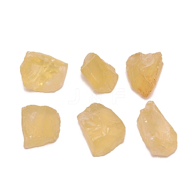 Rough Raw Natural Citrine Beads G-WH0008-15A-1